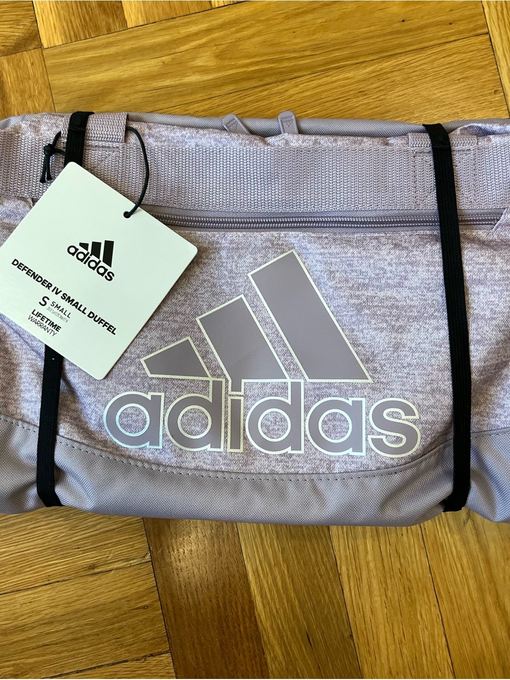 adidas Small Duffel Bag in Light Lavender